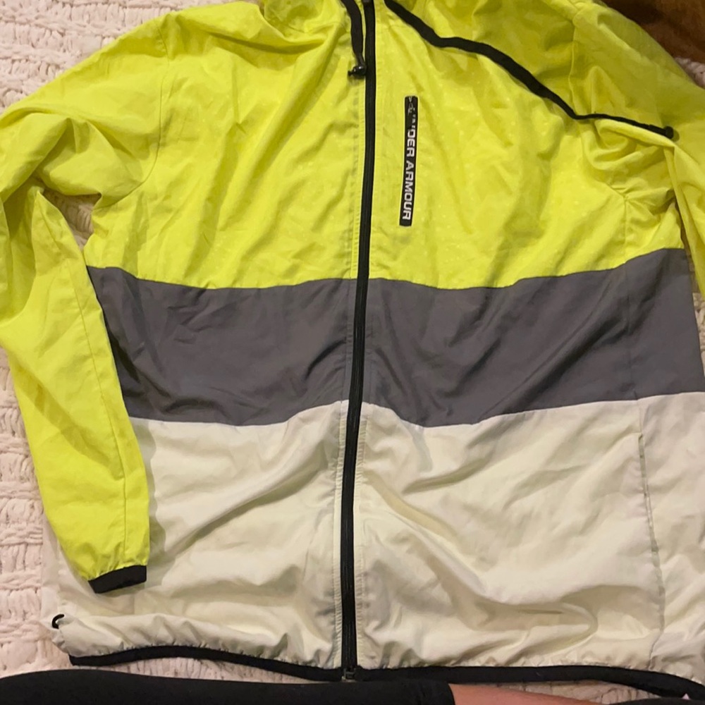 UNDER ARMOR WIND BREAKER JACKET HOODED